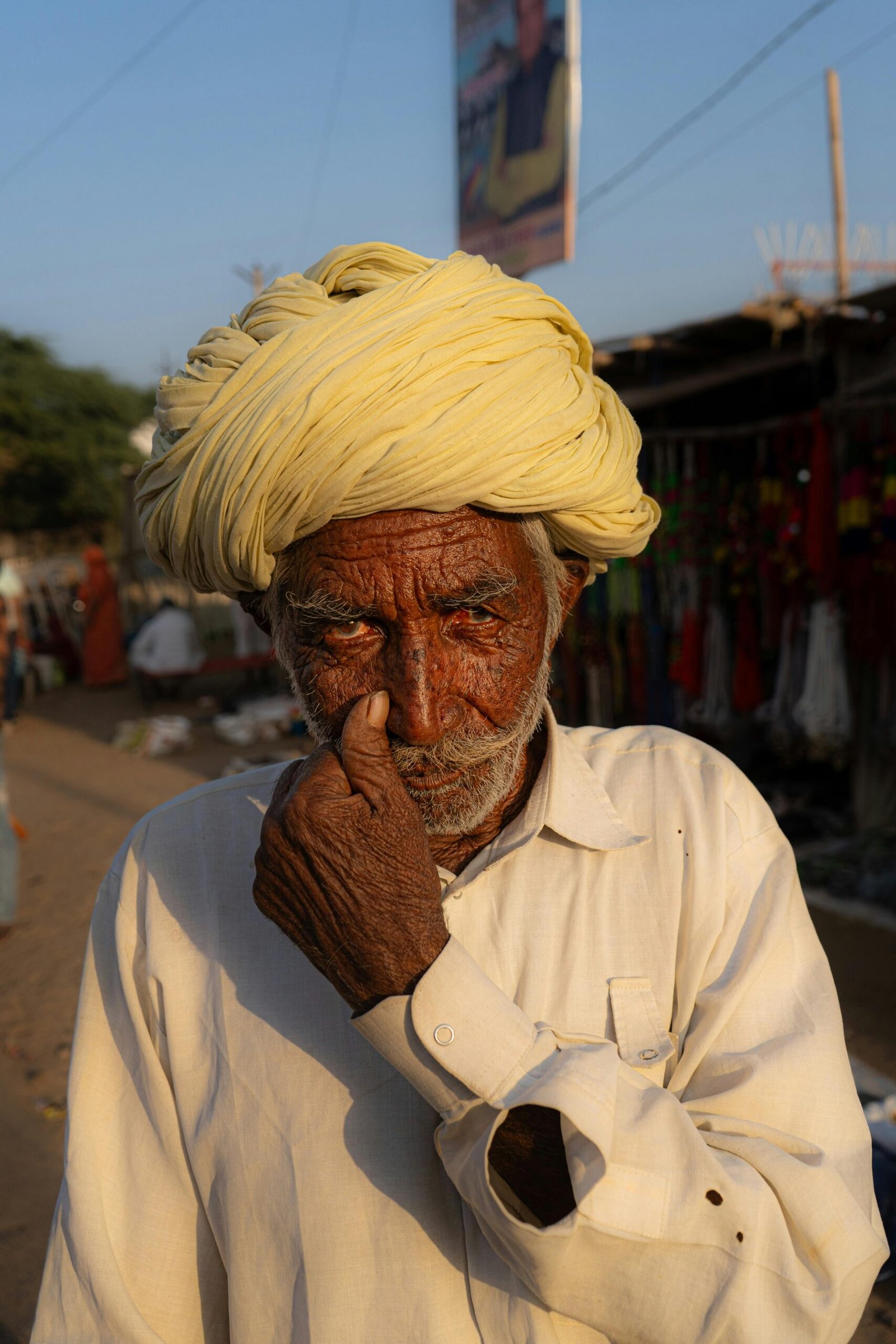 Homme avec Turban et Mouctache